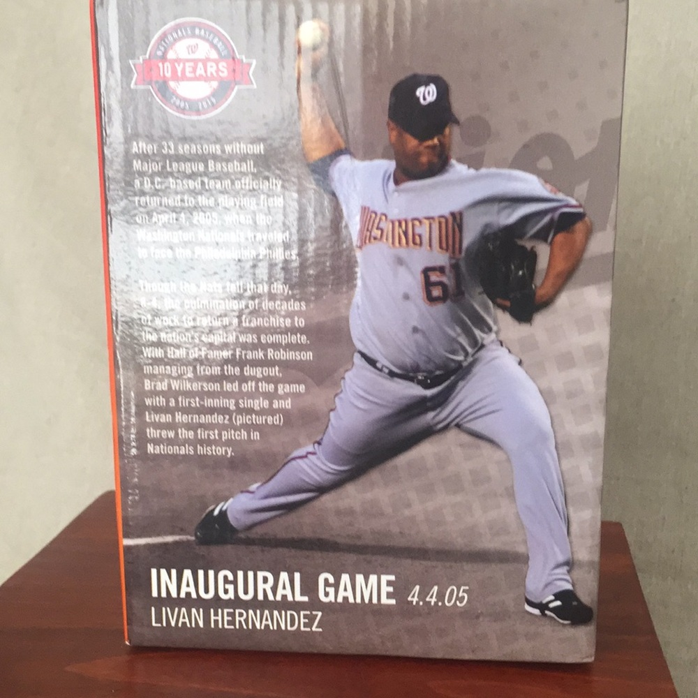Livan Hernandez Washington 2015 bubblehead